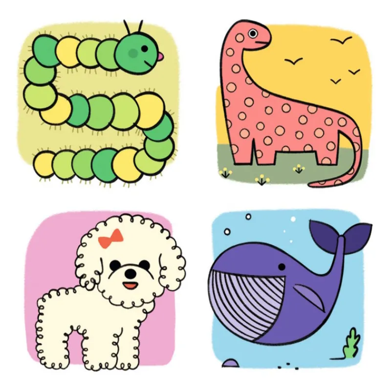 Djeco STEP by STEP Lama & Co 8269< Dessin, Peinture, Coloriage | Jeux De Société