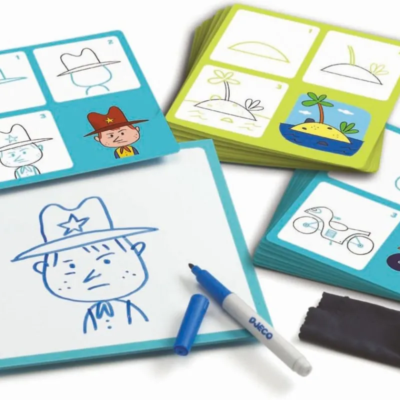 Djeco STEP by STEP "Arthur & Co", construire une image 8321< Dessin, Peinture, Coloriage | Jeux De Société