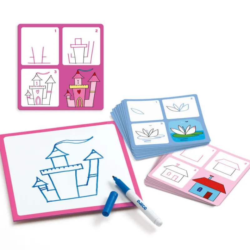 Djeco STEP by STEP "Joséphine & Co", construire une image 8320< Dessin, Peinture, Coloriage | Jeux De Société