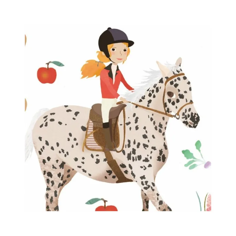 Djeco Stickers 'Chevaux' 8881< Autocollants Et Décalcomanies