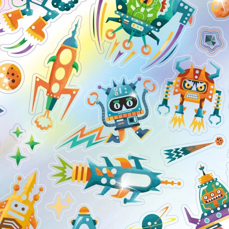 Djeco Stickers iridescents 'Intergalactic' 9265< Autocollants Et Décalcomanies