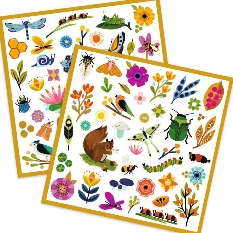 Djeco Stickers Jardin 9272< Autocollants Et Décalcomanies