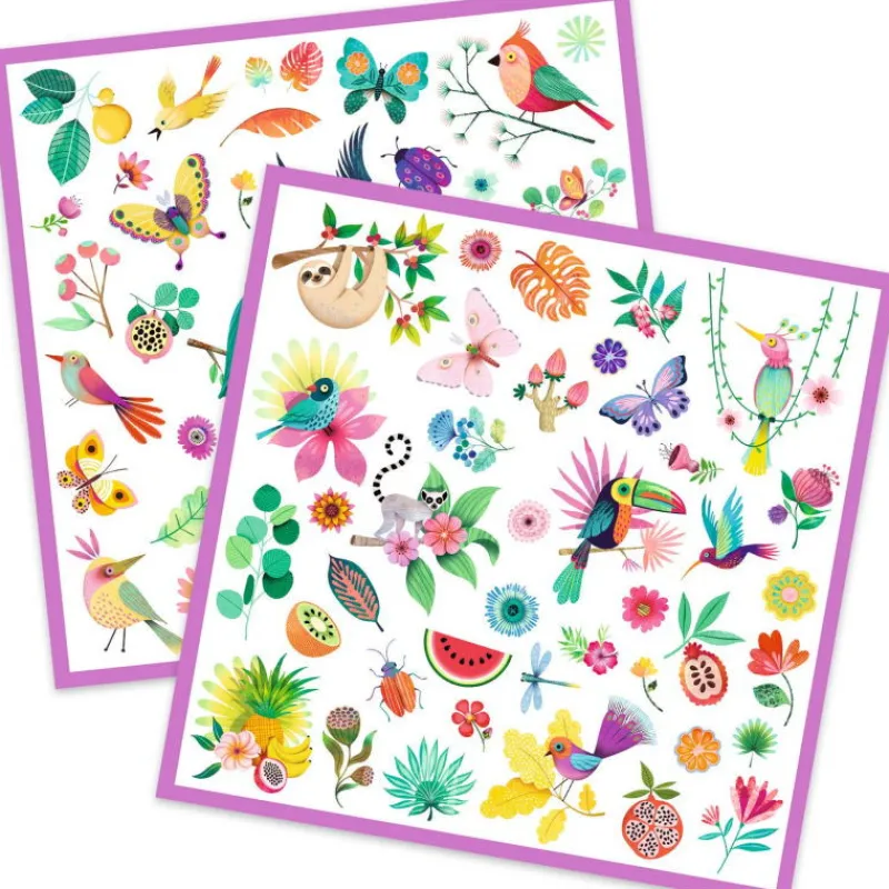 Djeco Stickers Paradise 9271< Autocollants Et Décalcomanies