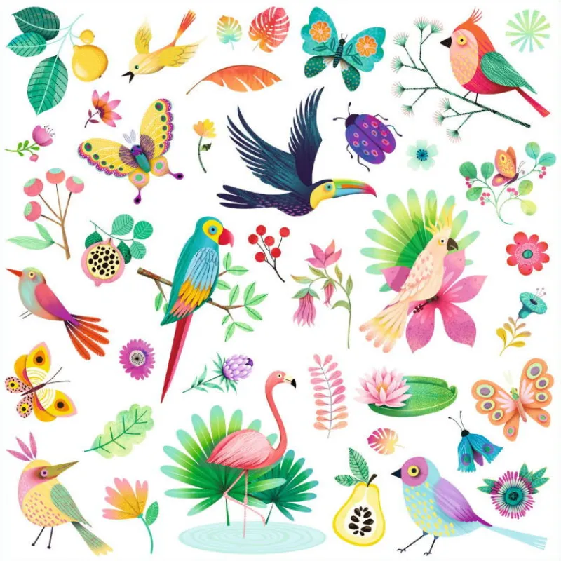 Djeco Stickers Paradise 9271< Autocollants Et Décalcomanies
