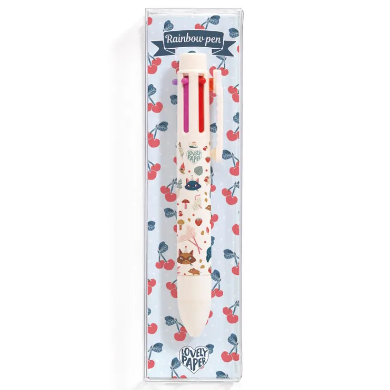 Djeco Stylo 6 couleurs 3764 - Rainbow pen Lucille< Feutres, Gouaches Et Pinceaux