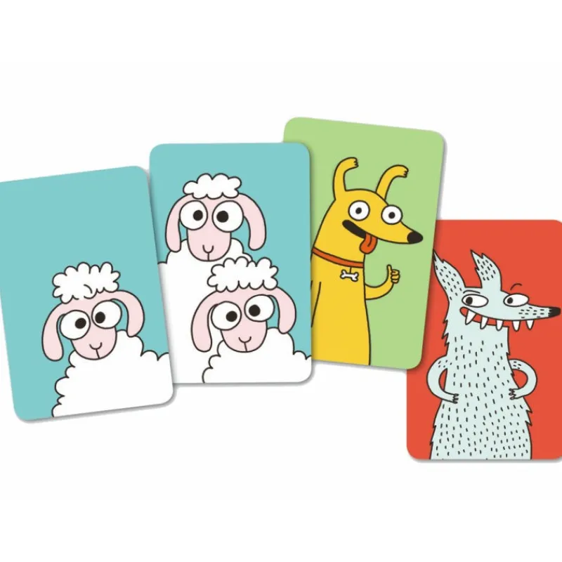 Djeco Swip'Sheep, jeu de cartes 5145< Jeux De Société