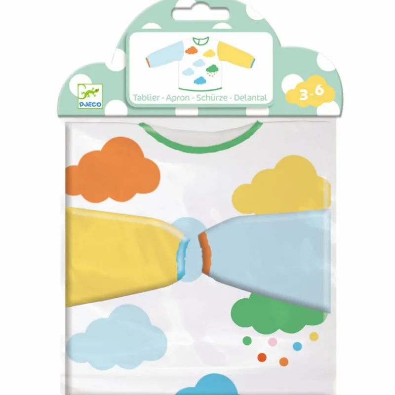 Djeco Tablier de protection pour enfant 3-6 ans 9008< Feutres, Gouaches Et Pinceaux