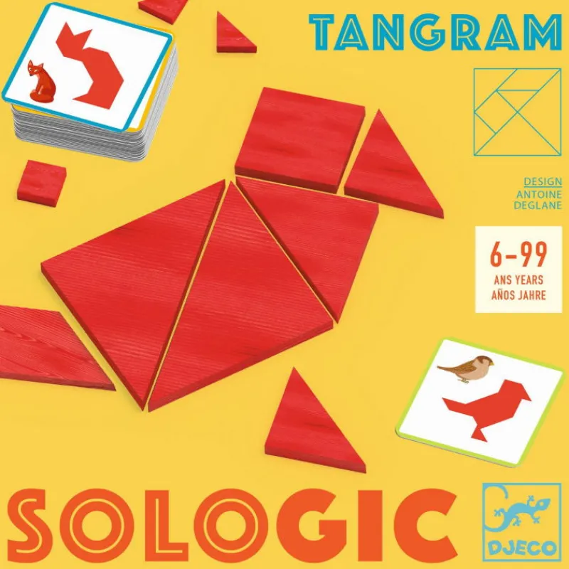 Djeco TANGRAM Jeu Sologic de 8470< Jeux De Société