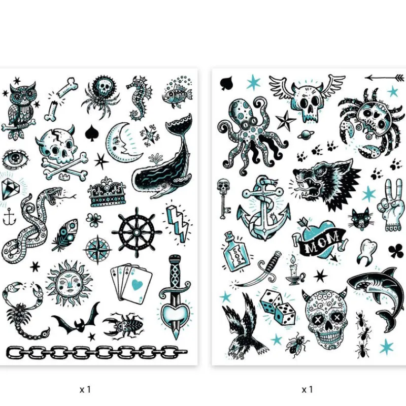 Djeco Tatouages 'Dark side' 9594<Enfant Tatouages Enfants, Maquillage