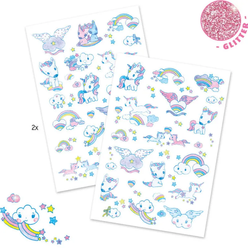 Djeco Tatouages Licornes 9575<Enfant Tatouages Enfants, Maquillage