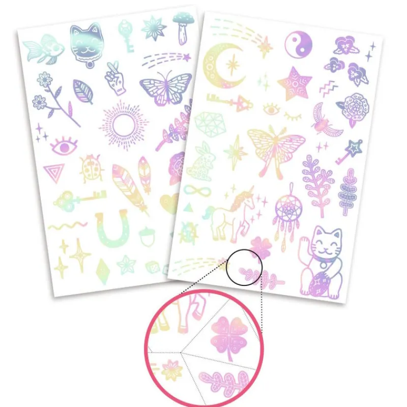 Djeco Tatouages 'Lucky charms' 9596<Enfant Tatouages Enfants, Maquillage