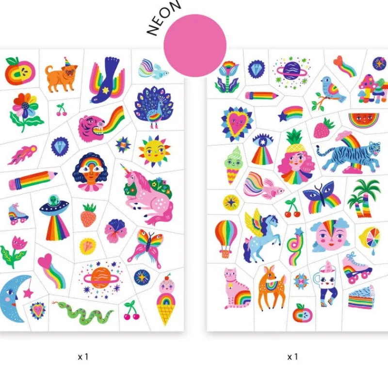Djeco Tatouages 'Rainbow' 9617<Enfant Tatouages Enfants, Maquillage