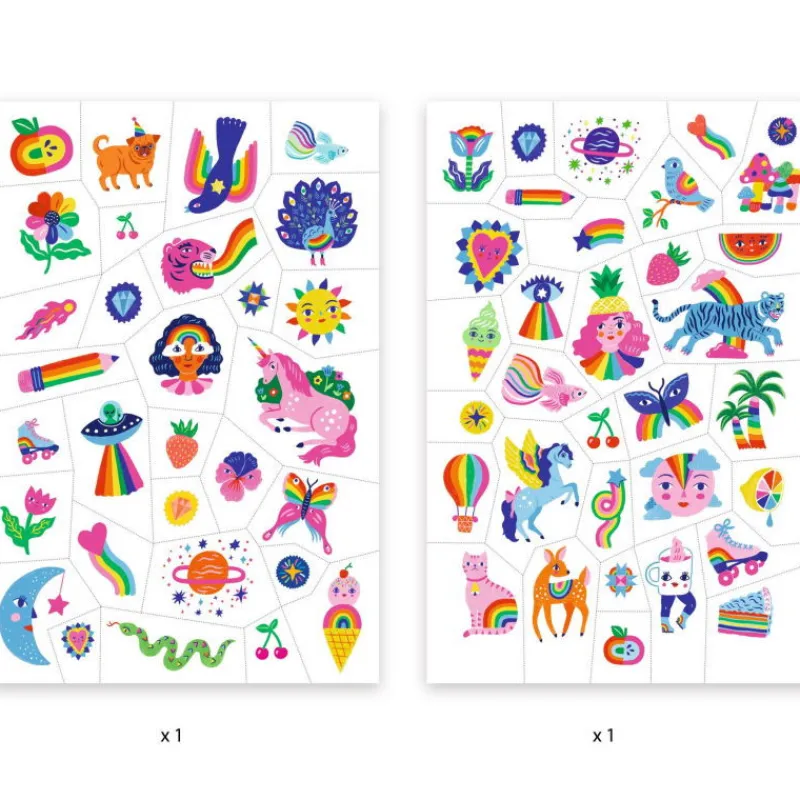 Djeco Tatouages 'Rainbow' 9617<Enfant Tatouages Enfants, Maquillage