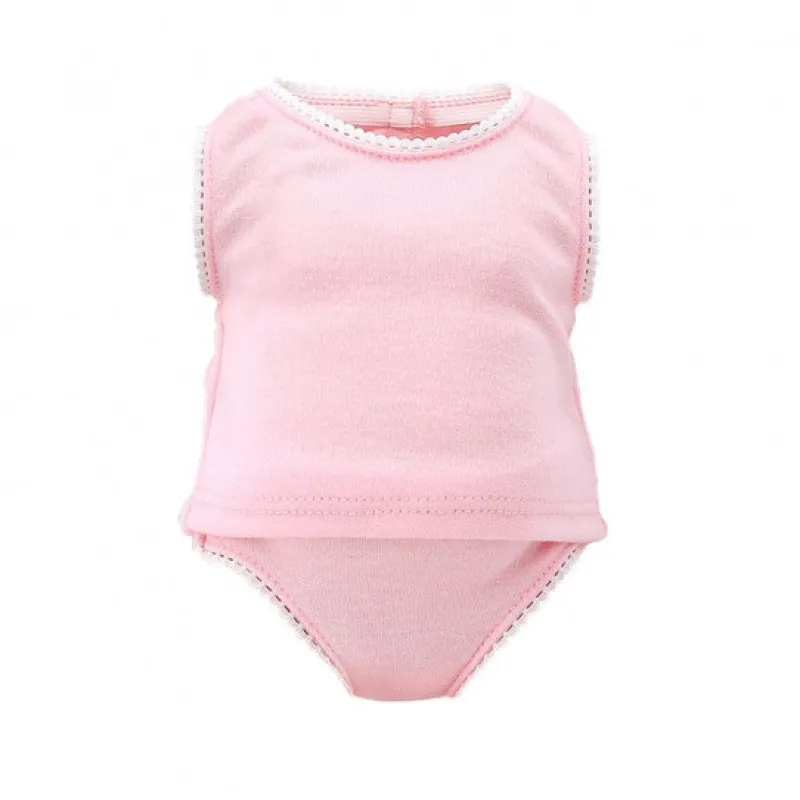 Petitcollin Tee-shirt et slip roses pour poupée de 36 à 40 cm< Poupées, Peluches
