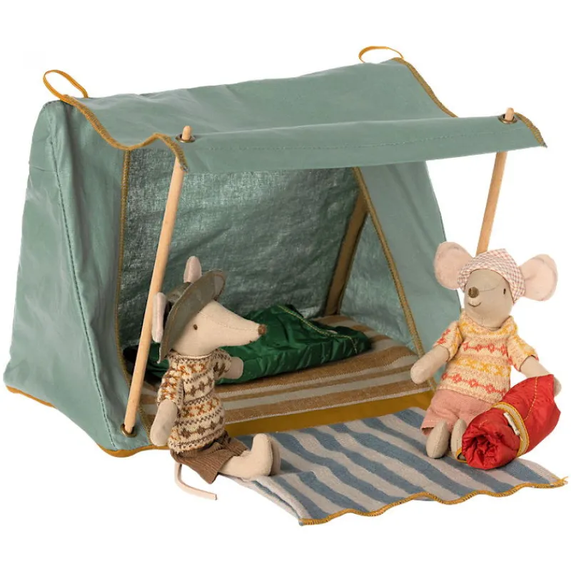 Maileg Tente de camping pour la randonnée - souris< Maison De Poupées