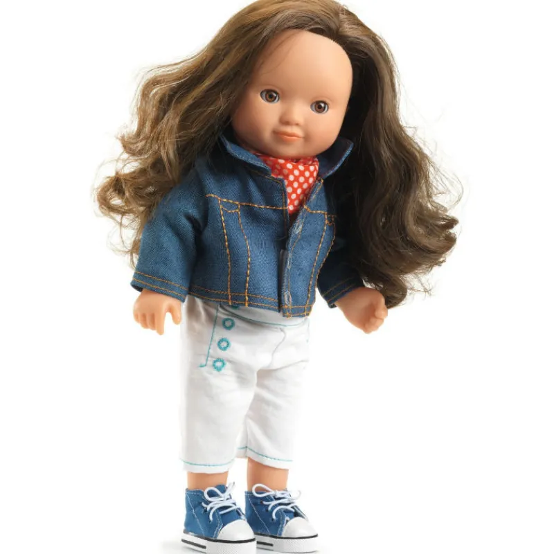 Djeco Tenue Blue Jacket, vêtement de poupée POMEA de 7773< Poupées, Peluches
