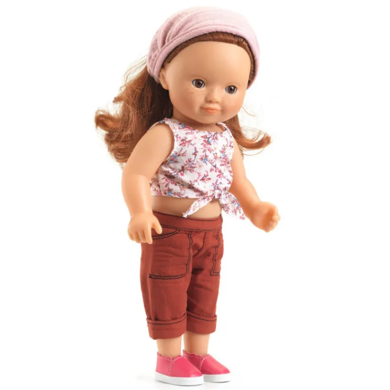 Djeco Tenue Burgundy, vêtement de poupée POMEA Lovely de 7771< Poupées, Peluches
