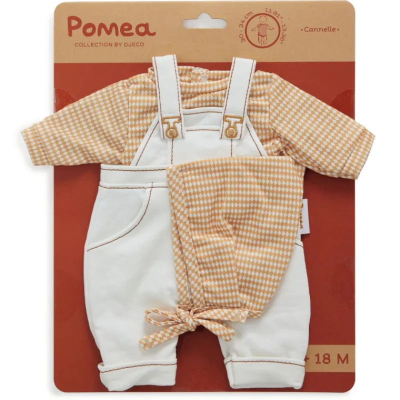 Djeco Tenue Cannelle, vêtement de poupée POMEA de 7732< Poupées, Peluches
