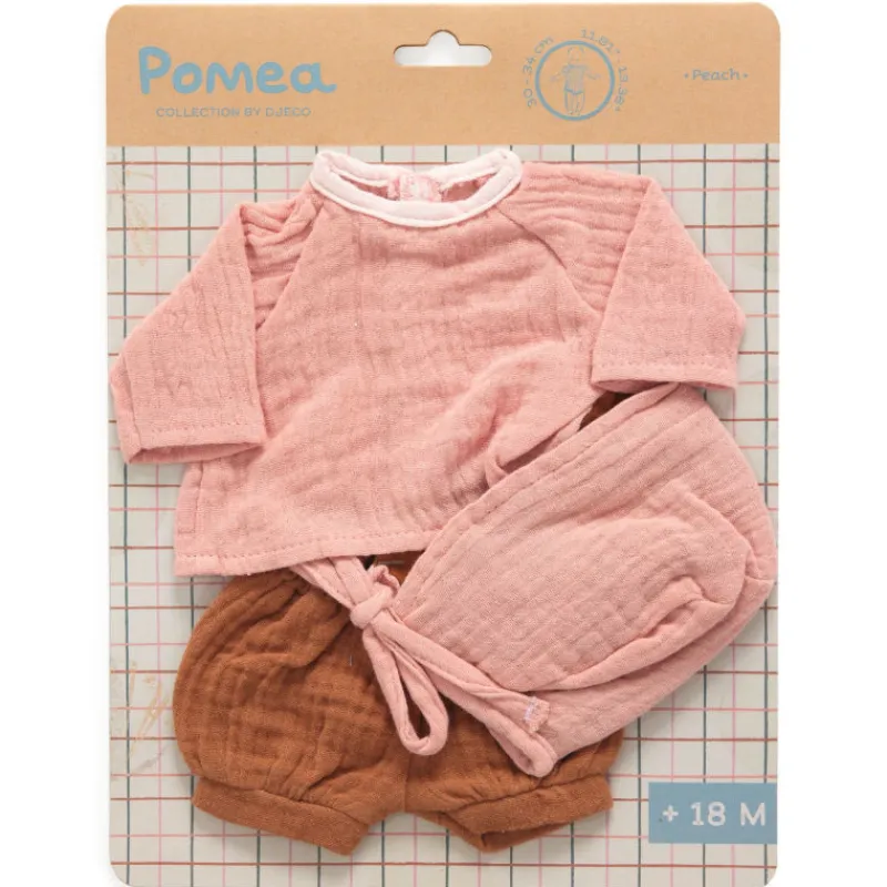 Djeco Tenue Peach, vêtement de poupée POMEA de 7897< Poupées, Peluches