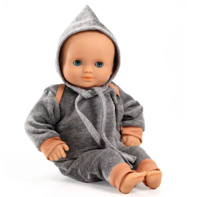 Djeco Tenue Pearl Gray, vêtement de poupée POMEA de 7898< Poupées, Peluches