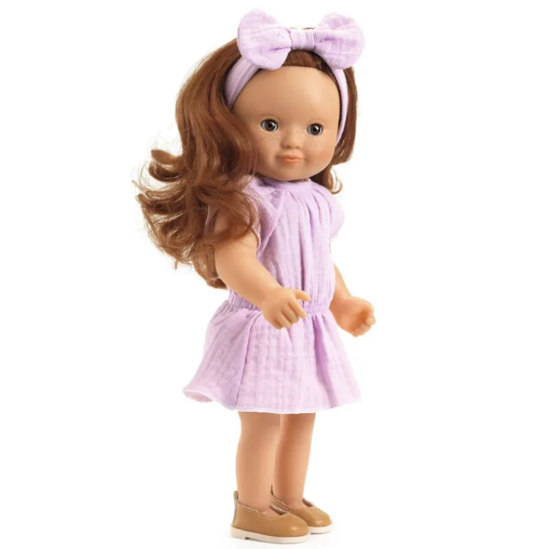 Djeco Tenue Violette, vêtement de poupée POMEA Lovely de 7770< Poupées, Peluches