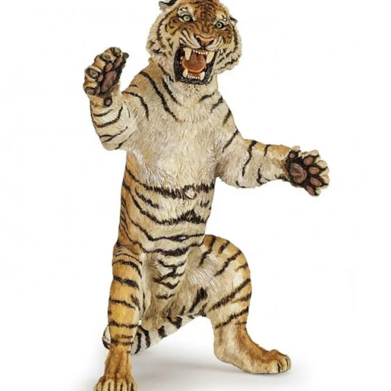 Papo Tigre debout 50208< Figurines Papo | Ferme En Bois, Centre Équestre Et Zoo