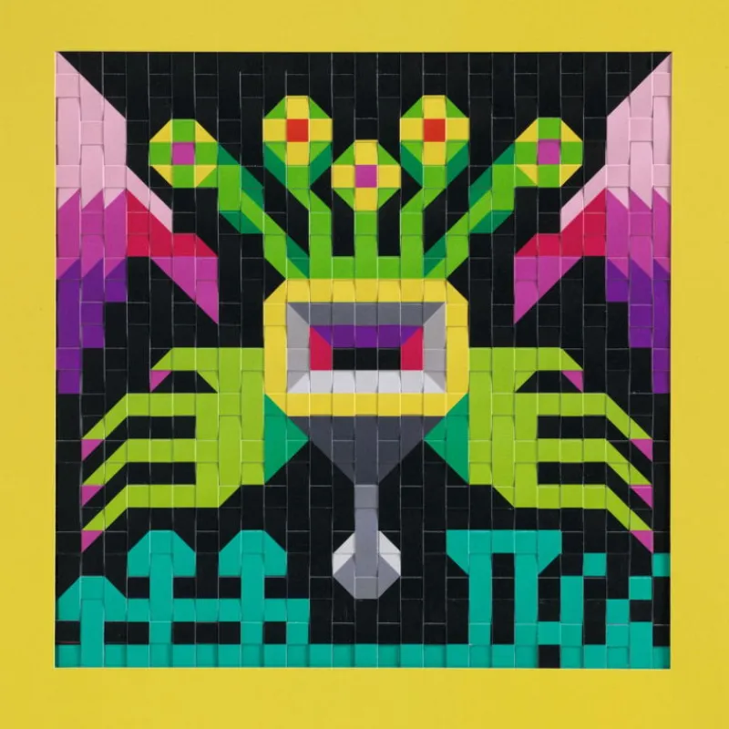 Djeco Tissage pixels "Invaders" 9452<Enfant Bricolage Enfant | Mosaïque