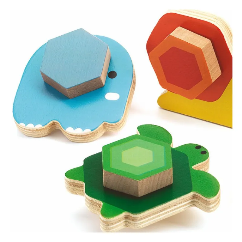 Djeco TournaBasic, jeu de vissage 6207< Jeux De Société | Jouets À Encastrer, Empiler