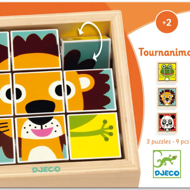 Djeco Tournanimo 1953<Enfant Puzzle Djeco | Puzzles 1er Age