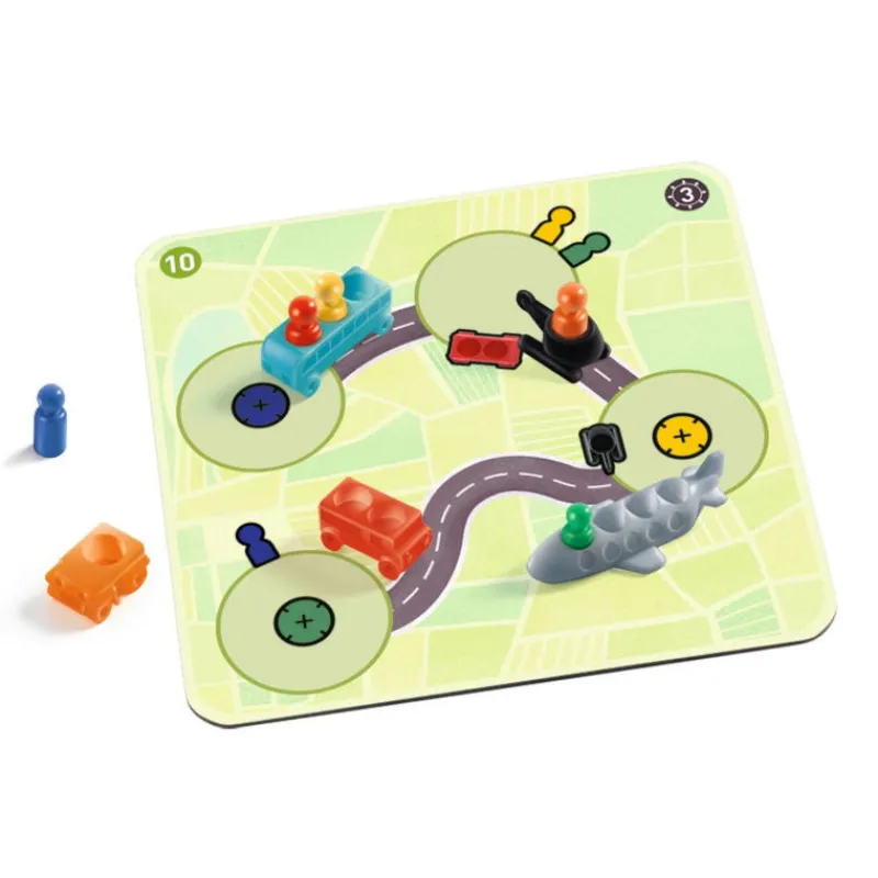 Djeco TRAFFIC LOGIC Jeu Sologic de 8585< Jeux De Société