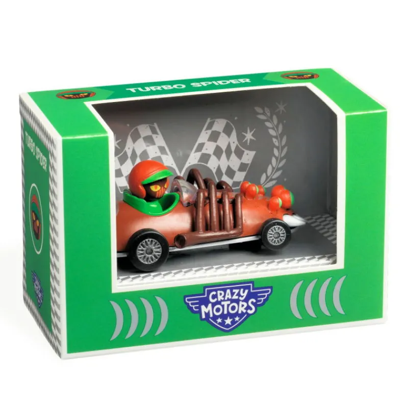 Djeco Turbo Spider Voiture Crazy Motors 5489< Jouets Garage, Voitures