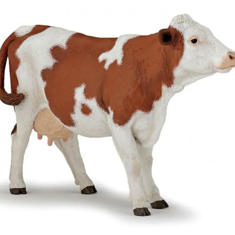 Papo Vache montbéliarde, figurine 51165< Figurines Papo | Ferme En Bois, Centre Équestre Et Zoo