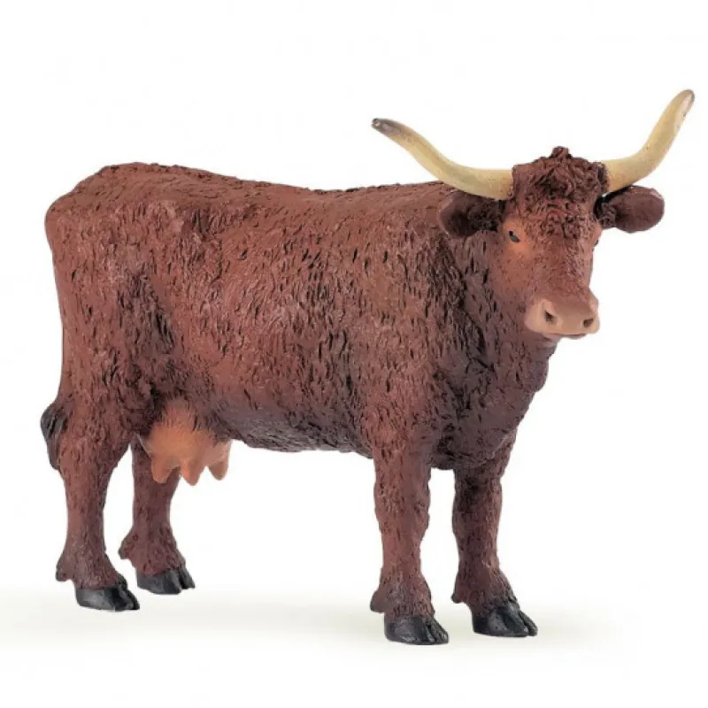 Papo Vache Salers, figurine 51042< Figurines Papo | Ferme En Bois, Centre Équestre Et Zoo