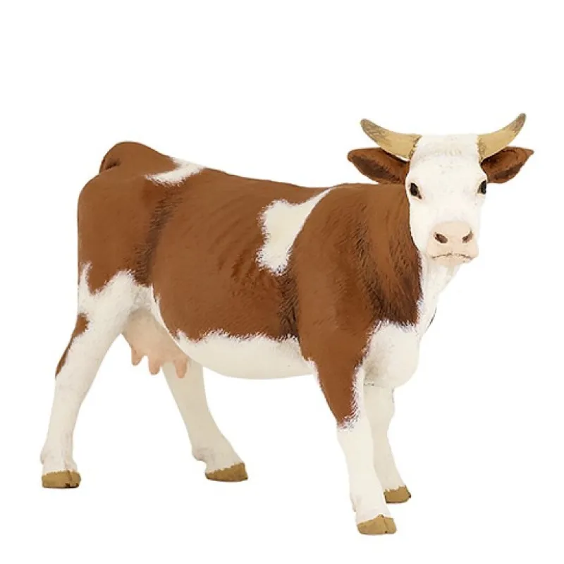 Papo Vache simmental, figurine 51133< Figurines Papo | Ferme En Bois, Centre Équestre Et Zoo