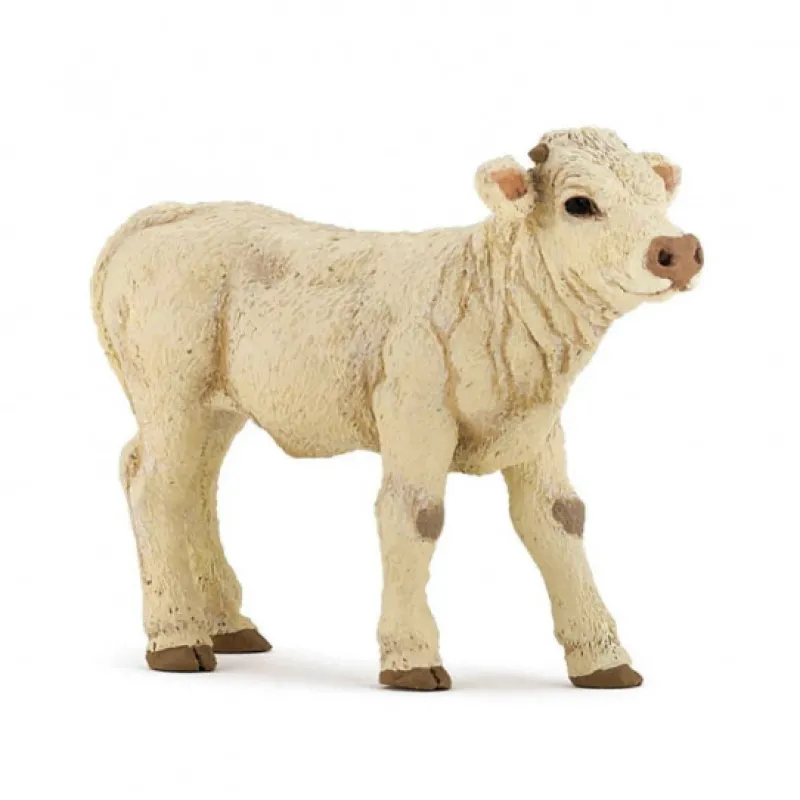 Papo Veau charolais, figurine 51157< Figurines Papo | Ferme En Bois, Centre Équestre Et Zoo