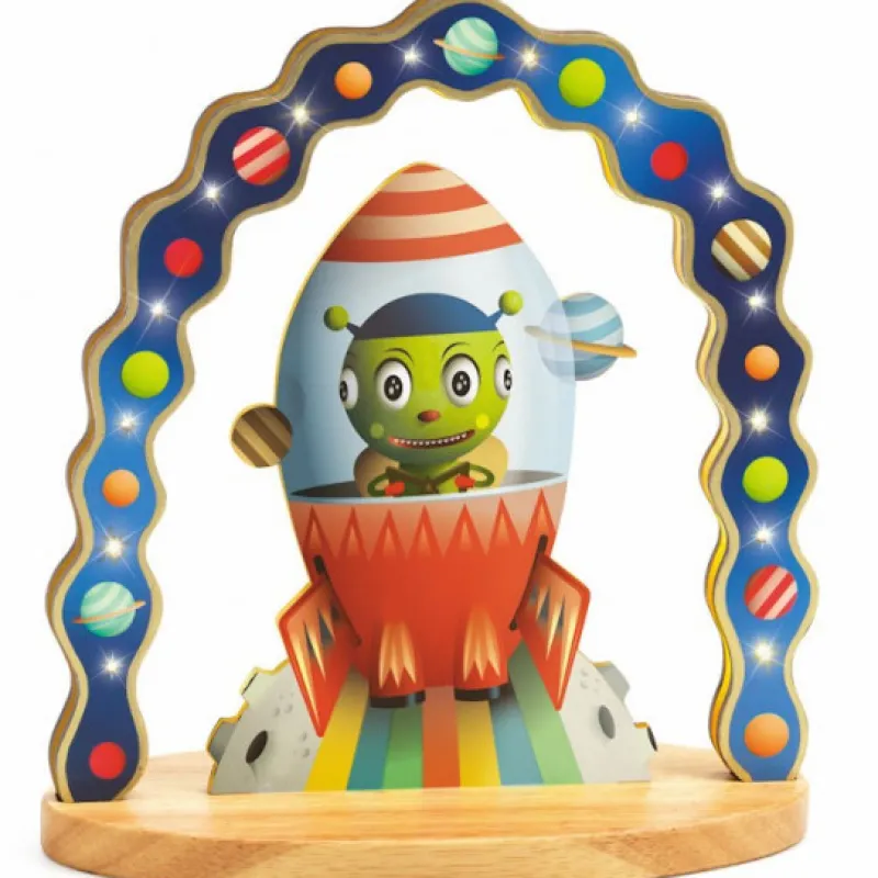 Djeco Veilleuse en bois Mister Zinzin 3483<Enfant Little Big Room By Djeco | Décoration Enfants