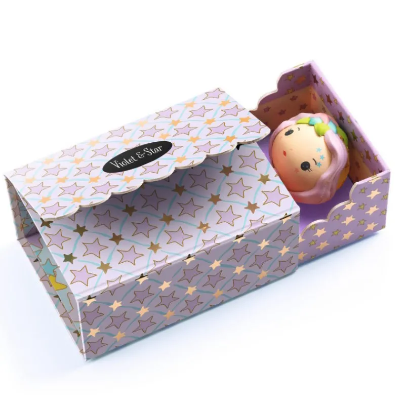 Djeco Violet Tinyroom, chambre pour figurine tinyly de 6965< Tinyly Djeco