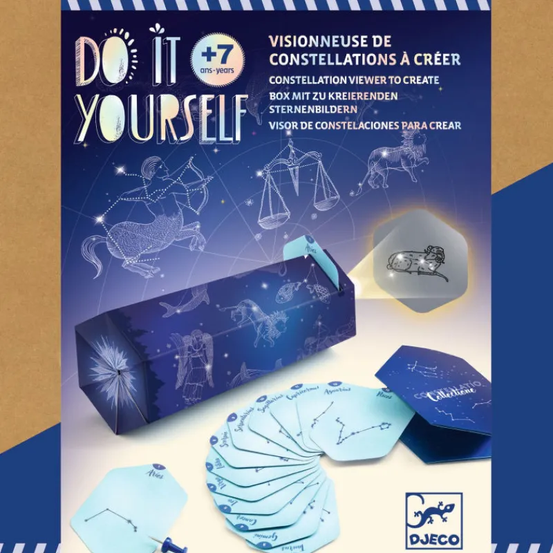 Djeco Visionneuse de constellations à créer "Constellations" DIY 7985<Enfant Bricolage Enfant