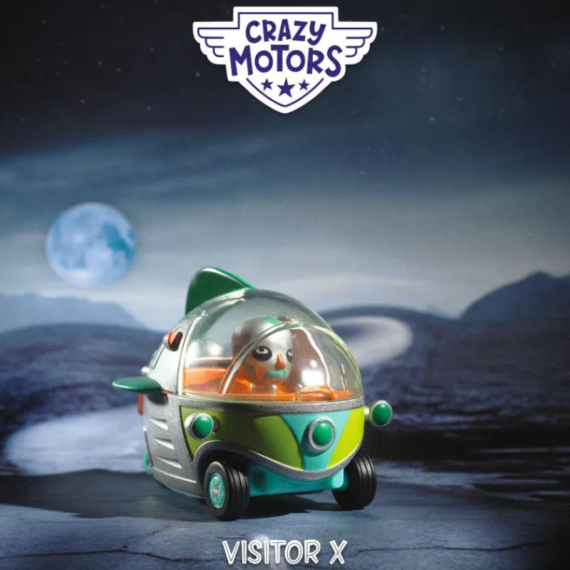 Djeco Visitor X Voiture Crazy Motors 5478< Jouets Garage, Voitures
