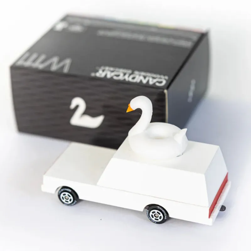 Candylab TOYS Voiture - Bouée cygne blanc< Jouets Garage, Voitures