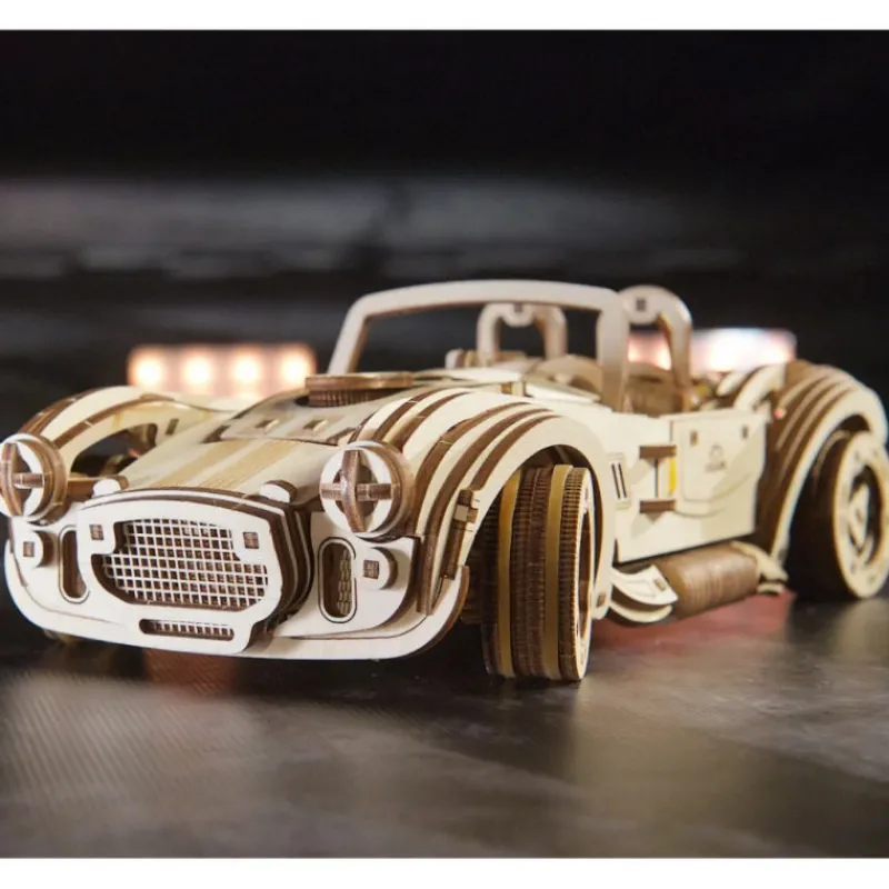 UGEARS models Voiture de course Cobra – UGEARS Puzzle 3D Mécanique< Puzzles 3d | Jeux De Construction