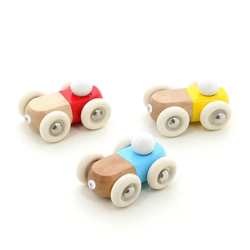 VILAC Voiture en bois 'moit moit' petit modèle jaune< Jouets Vilac Fabriqués En France | Jouets Garage, Voitures