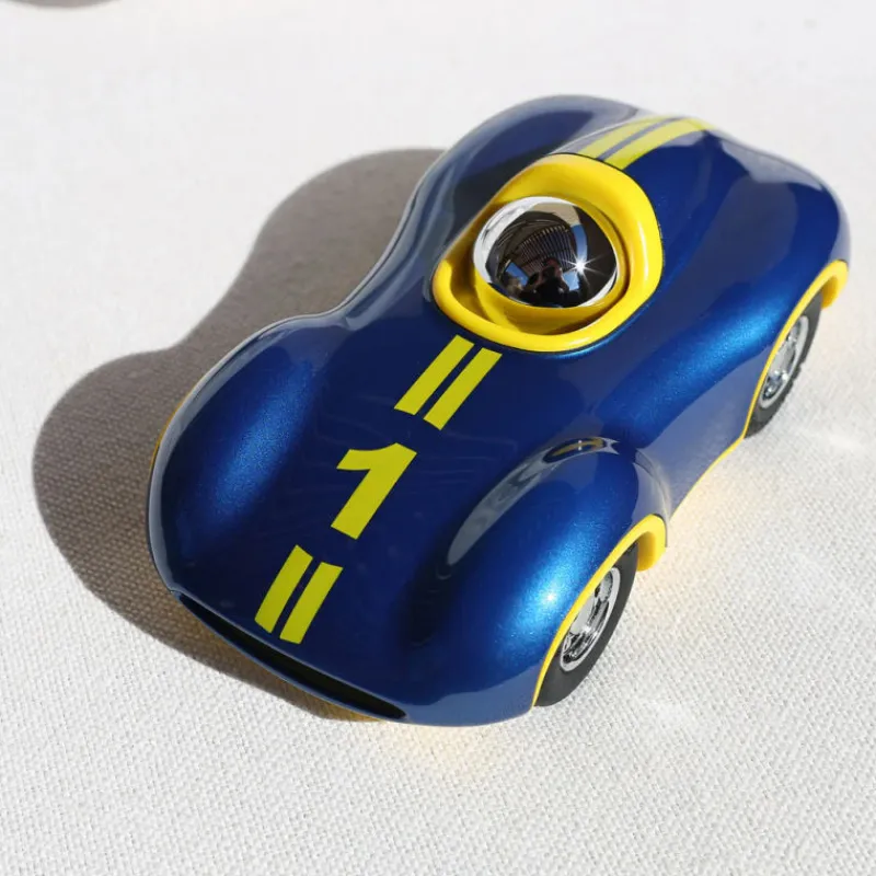 Playforever Voiture Le Mans bleue et jaune 'SPEEDY'< Déco Design | Jouets Garage, Voitures