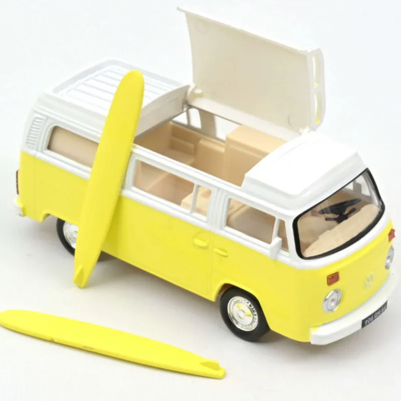 NOREV Volkswagen Combi T2b Camper Van 1973 jaune 1-43ème< Jouets Garage, Voitures
