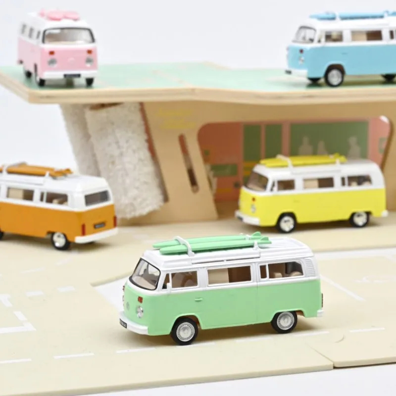 NOREV Volkswagen Combi T2b Camper Van 1973 vert 1-43ème< Jouets Garage, Voitures
