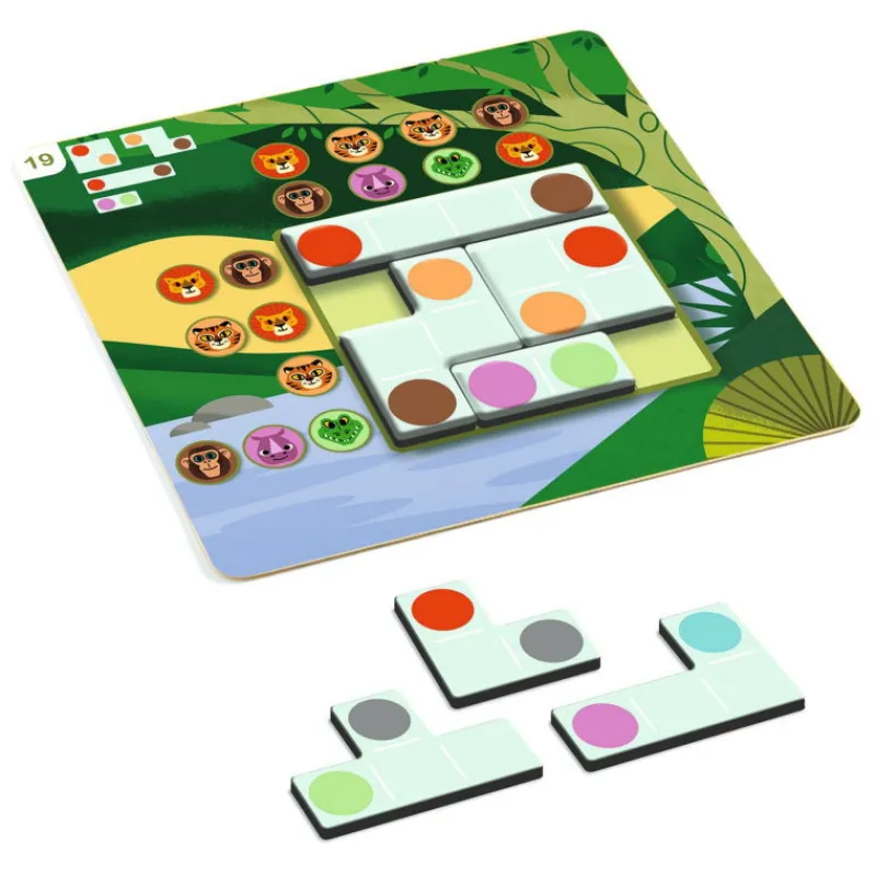 Djeco WILDANIMO Jeu Sologic de 8521< Jeux De Société