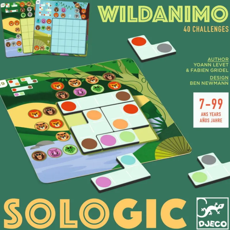 Djeco WILDANIMO Jeu Sologic de 8521< Jeux De Société