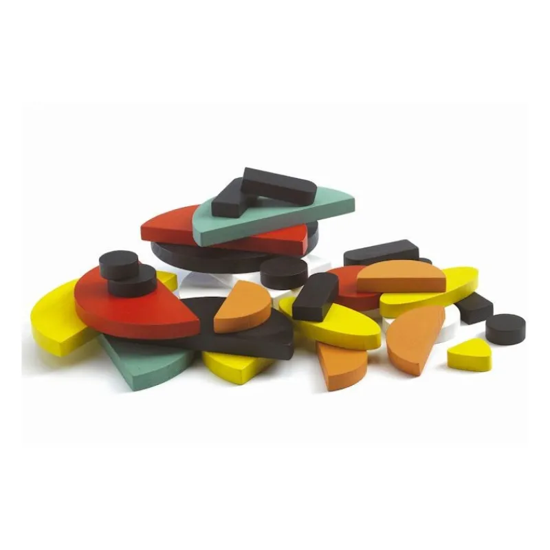 Djeco Ze Geoanimo, blocs en bois 6432< Jeux De Société | Jeux De Construction