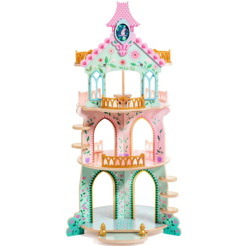 Djeco Ze Princess Tower Arty Toys 6787< Arty Toys Djeco | Château Fort En Bois
