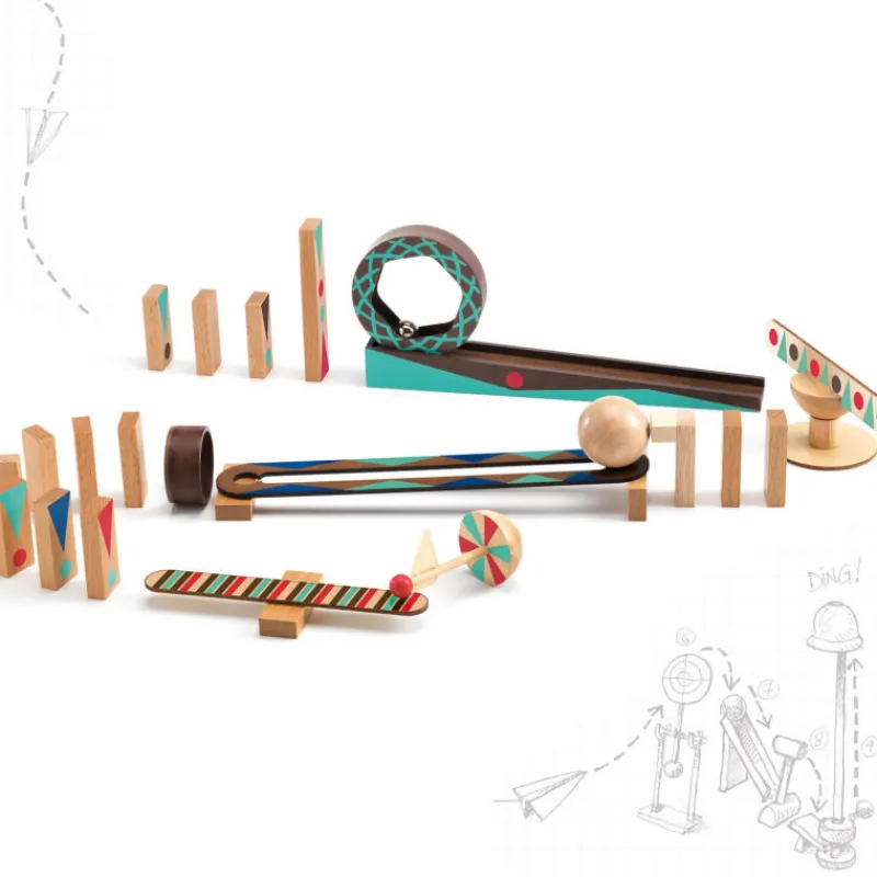 Djeco ZIG & GO - 28 pièces 5640< Jeux De Société | Jeux De Construction